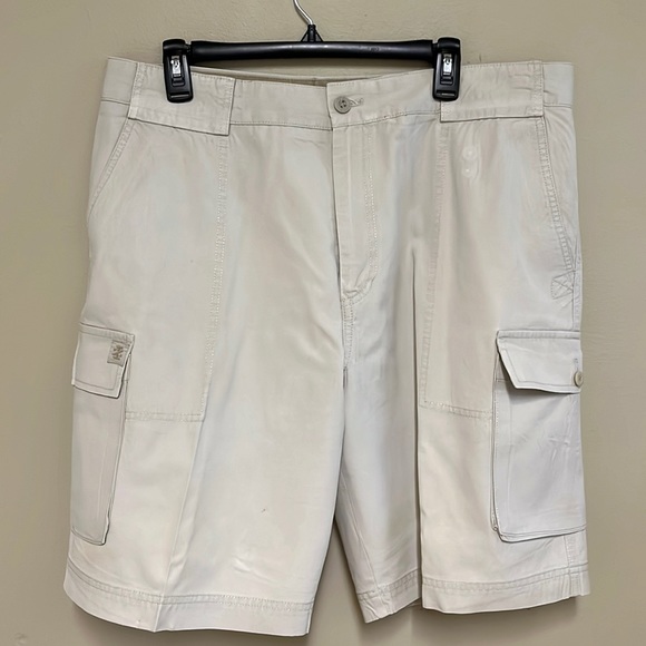 Izod Shorts Izod Mens Flat Front Utility Cargo Shorts 38 Poshmark